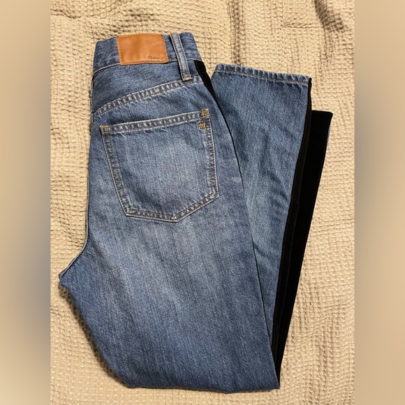 Madewell The Perfect Vintage Jean in Velvet Tux Stripe Edition Size 26 - Picture 4 of 4